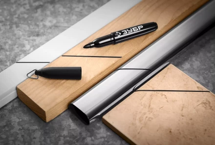 ЗУБР Мини черный, 1-3 мм, 80 шт, перманентный маркер (06331-2) купить в Когалыме