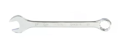 Ключ комбинированный 27 мм CrV полированный хром MATRIX 15172 купить в Когалыме