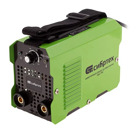 Инверторный аппарат дуговой сварки ИДС-170K, 170 А, ПВ 80%, диаметр электрода 1,6-3,2 мм Сибртех 94393 купить в Когалыме