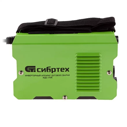 Инверторный аппарат дуговой сварки ИДС-170K, 170 А, ПВ 80%, диаметр электрода 1,6-3,2 мм Сибртех 94393 купить в Когалыме