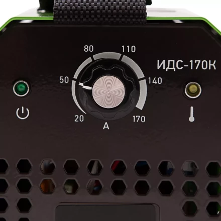 Инверторный аппарат дуговой сварки ИДС-170K, 170 А, ПВ 80%, диаметр электрода 1,6-3,2 мм Сибртех 94393 купить в Когалыме