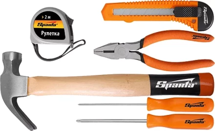 Набор инструмента бытовой, 6 предм  SPARTA 13540 купить в Когалыме