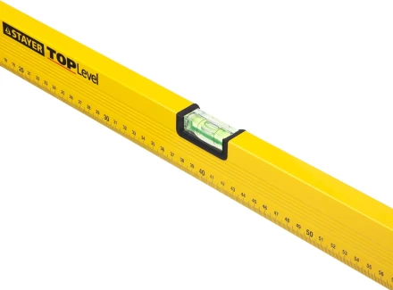 Уровень STAYER "STANDARD" "TOPLevel", коробчатый, 2 противоударных ампулы, линейка, 60см 3460-060_z03 купить в Когалыме