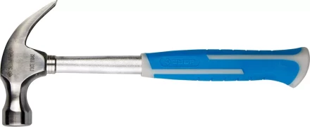 Молоток-гвоздодер ЗУБР цельнометаллический, с двухкомпонентной пластиковой рукояткой, 450г 20250-450_z01 купить в Когалыме