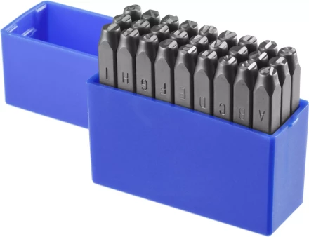 Клейма ЗУБР буквенные латинские, шрифт 5мм 21505-05_z01 купить в Когалыме