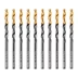 Сверло по металлу, 4,2 мм, HSS-Tin, Golden Tip, 10 шт. Denzel 717210 купить в Когалыме