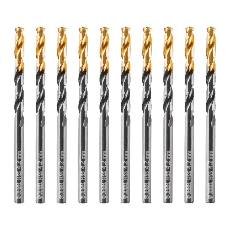 Сверло по металлу, 4,2 мм, HSS-Tin, Golden Tip, 10 шт. Denzel 717210 купить в Когалыме