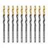 Сверло по металлу, 4,2 мм, HSS-Tin, Golden Tip, 10 шт. Denzel 717210 купить в Когалыме