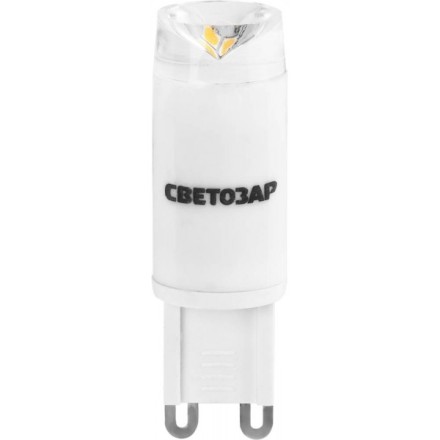 Лампа СВЕТОЗАР светодиодная &quot;LED technology&quot;, цоколь G9, теплый белый свет (3000 К), 2,5Вт (20) 44595-20 купить в Когалыме