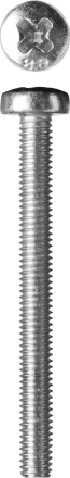 Винт ЗУБР "МАСТЕР" DIN 7985, класс прочности 4.8, оцинкованный, M3x30мм, 5кг 303150-03-030 купить в Когалыме