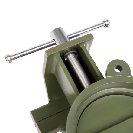 Тиски слесарные Сибртех 18619, 125 мм, стальные, поворотные купить в Когалыме