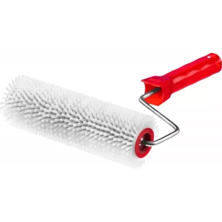 Валик игольчатый ЗУБР &quot;МАСТЕР&quot; для наливных полов в сборе, пластмассовые иглы 13мм, 72х200мм 03952-20 купить в Когалыме