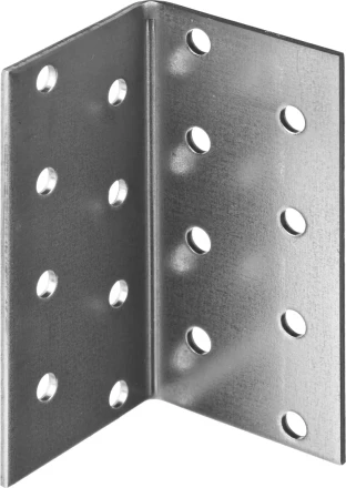 Крепежный угол ЗУБР "МАСТЕР" равносторонний, 80х40х40мм, 50 шт 310205-080-040 купить в Когалыме