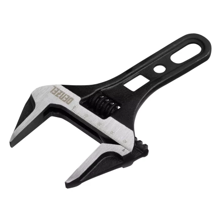 Ключ разводной 155 мм Denzel 15753, CrV, кованый, укороченная рукоятка купить в Когалыме