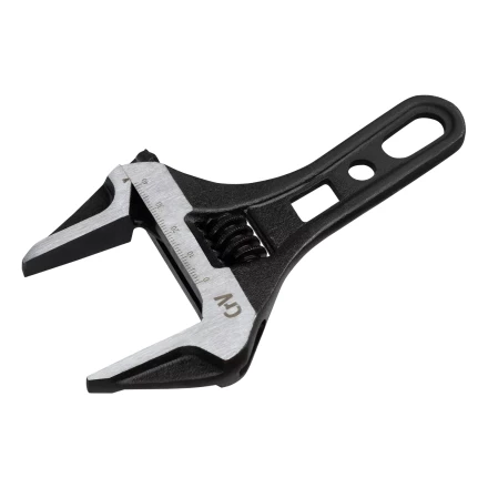 Ключ разводной 155 мм Denzel 15753, CrV, кованый, укороченная рукоятка купить в Когалыме