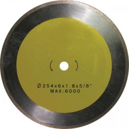 Круг алмазный ф254х16х1,8  К-467 1/20 25504