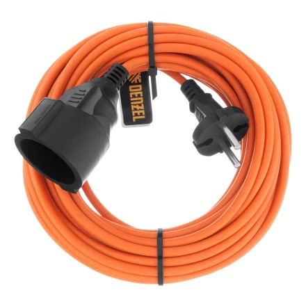 Удлинитель-шнур силовой Denzel Garden Series, ПВС, 10м, 1 розетка 3 x 1,5 мм, 3 м 37407 купить в Когалыме