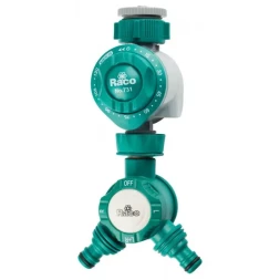 Таймер RACO для подачи воды, механический, в комплекте с распределителем двухканальным, 3/4"х1" 4275-55/732D