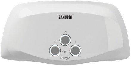 Водонагреватель проточный ZANUSSI 3-logic 3.5 TS душ и кран купить в Когалыме