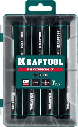 Набор отверток для точных работ KRAFTOOL Precision 7 25686 купить в Когалыме