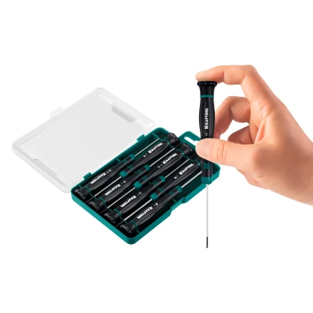 Набор отверток для точных работ KRAFTOOL Precision 7 25686 купить в Когалыме