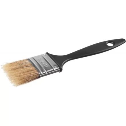 Кисть плоская СИБИН, пластиковая ручка, светлая щетина, 38мм 01008-038 купить в Когалыме