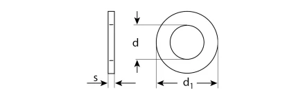 Шайбы DIN 125A пакет серия ЭКСПЕРТ купить в Когалыме