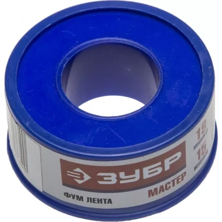 Фумлента ЗУБР "МАСТЕР", плотность 0,40 г/см3, 0,1ммх19ммх15м 12373-19-040 купить в Когалыме
