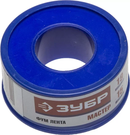 Фумлента ЗУБР "МАСТЕР", плотность 0,40 г/см3, 0,1ммх19ммх15м 12373-19-040 купить в Когалыме