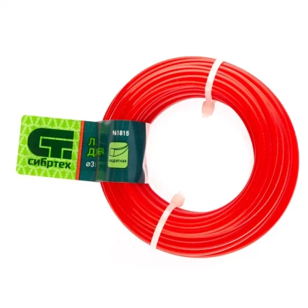 Леска для триммера квадратная, 3.0 мм х 10 м, Россия Сибртех 961815 купить в Когалыме