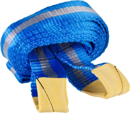 Трос буксировочный ЗУБР "ЭКСПЕРТ", 2 петли, сумка, 5м, 7т 61216-7 купить в Когалыме