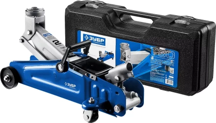 Домкрат гидравлический подкатной T30, 2т, 135-330мм, в кейсе, ЗУБР Профессионал 43053-2-K купить в Когалыме