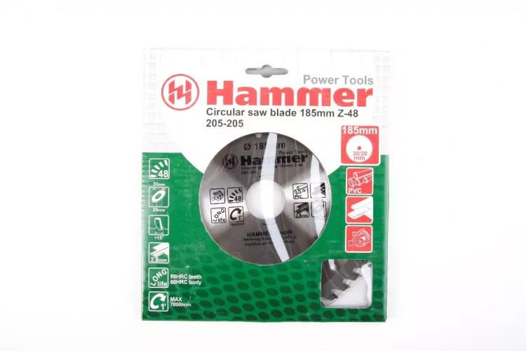 Диск пильный твердосплавный HAMMER Ф185х30мм 48зуб. купить в Когалыме