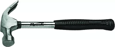 Молоток-гвоздодер 450 г боек 27 мм металлическая трубчатая обрезиненная рукоятка SPARTA 104405 купить в Когалыме