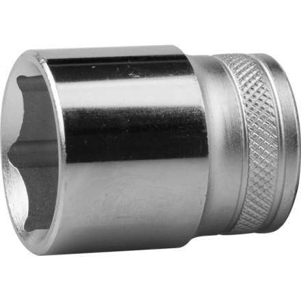Торцовая головка KRAFTOOL &quot;INDUSTRIE QUALITAT&quot;, Cr-V, SUPER-LOCK, хромосатинированная, 1/2&quot;, 24 мм 27801-24_z01 купить в Когалыме