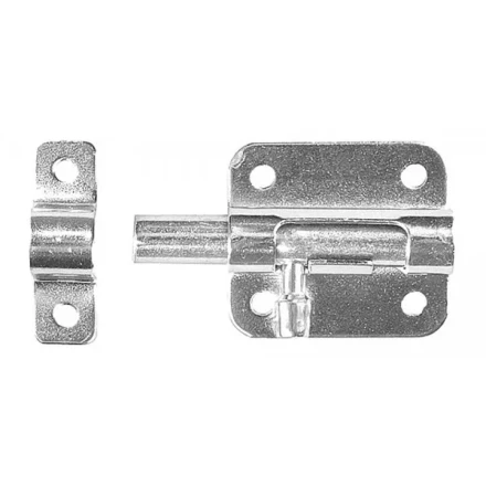 Задвижка накладная для окон и мебели "ШП-10 БЦ", цвет белый/цинк, 30мм 37741-30 купить в Когалыме