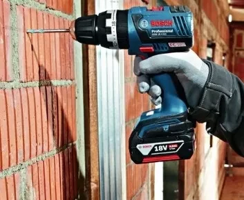 Дрель-шуруповерт аккумуляторная BOSCH GSB 18 V-EC ударная купить в Когалыме