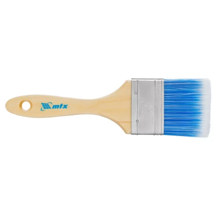 Кисть плоская "Евро" 2.5", искусственная щетина, деревянная ручка MTX 83072 купить в Когалыме