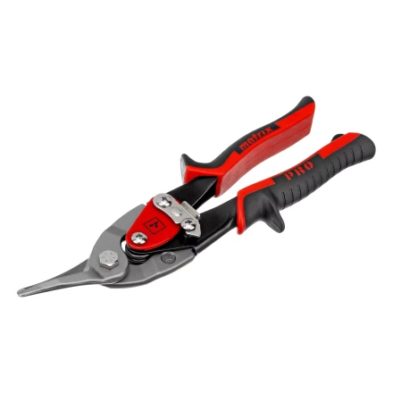 Ножницы по металлу Matrix, 250 мм, левый рез, сталь CRMO, двухкомпонентные рукоятки, PRO 78326 купить в Когалыме