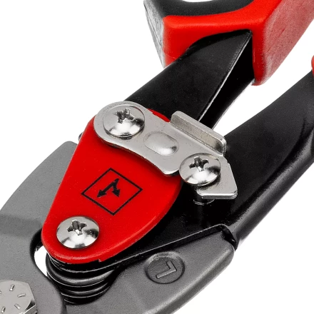 Ножницы по металлу Matrix, 250 мм, левый рез, сталь CRMO, двухкомпонентные рукоятки, PRO 78326 купить в Когалыме