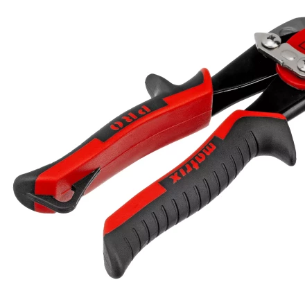 Ножницы по металлу Matrix, 250 мм, левый рез, сталь CRMO, двухкомпонентные рукоятки, PRO 78326 купить в Когалыме