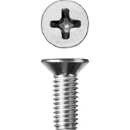 Винт ЗУБР "МАСТЕР" DIN 965, класс прочности 4.8, оцинкованный, M6x16мм, 5кг 303110-06-016 купить в Когалыме