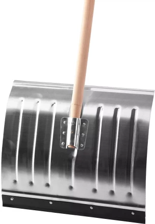 Лопата снеговая алюминиевая с деревянным черенком, 430мм, СИБИН 421857 421857 купить в Когалыме