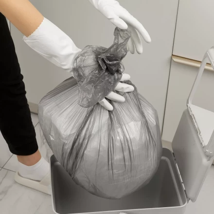 Пакеты для мусора 60 л x 50 шт. серые, Home Palisad 927125 купить в Когалыме