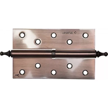 Петля дверная разъемная ЗУБР "ЭКСПЕРТ", 1 подшипник, цвет ст. медь (AC), левая, с крепежом, 125х75х2,5мм, 2 шт 37605-125-6L купить в Когалыме