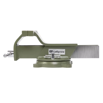 Тиски слесарные Сибртех 18620, 150 мм, стальные, поворотные купить в Когалыме