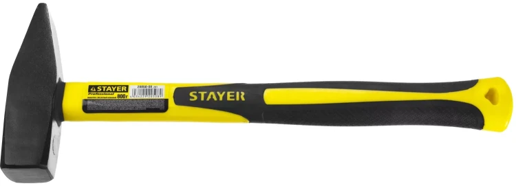 Молоток слесарный Fiberglass 800 г с фиберглассовой рукояткой, STAYER Professional 20050-08 20050-08_z01 купить в Когалыме
