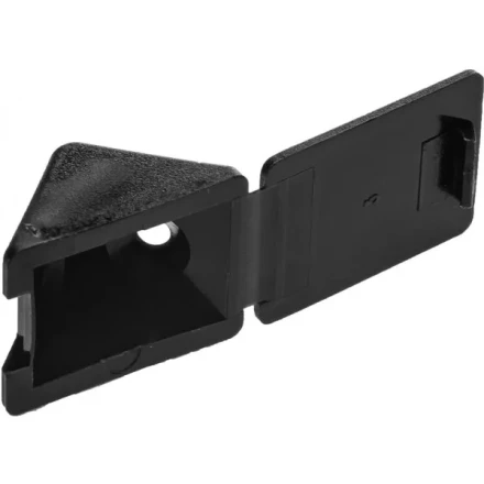 Уголок мебельный ЗУБР с шурупом, цвет черный, 4,0x15мм, ТФ6, 4шт 4-308256-7 купить в Когалыме