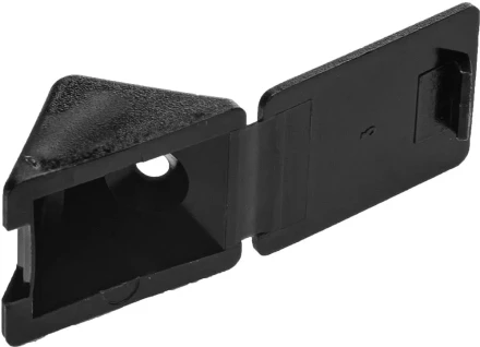 Уголок мебельный ЗУБР с шурупом, цвет черный, 4,0x15мм, ТФ6, 4шт 4-308256-7 купить в Когалыме