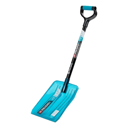 Лопата для уборки снега Palisad 61799, поликарбонат, 260х310х870 мм, стальной черенок, LUXE купить в Когалыме